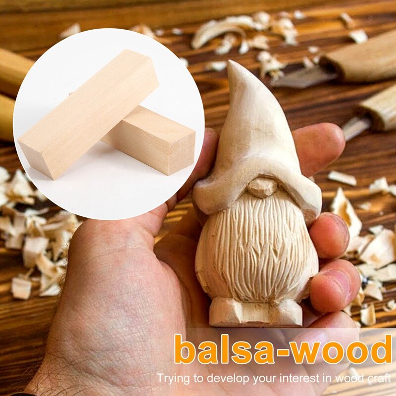 كتل نحت خشب الزيزوود ، مجموعة هواية ذاتية الصنع ، مبتدئين خشب ، 6 صوفي