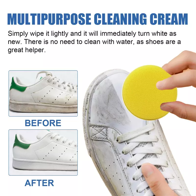 الأبيض أحذية تنظيف كريم الرياضة قماش الأحذية البقع اصفرار حافة مزيل صيانة متعددة الوظائف حذاء رياضة الأنظف كريم