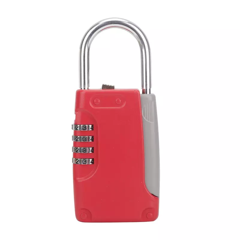Private Hidden Key Safe Box 4-Digital Password Combination Lock With Hook Mini Metal Secret Box For Home Villa Caravan