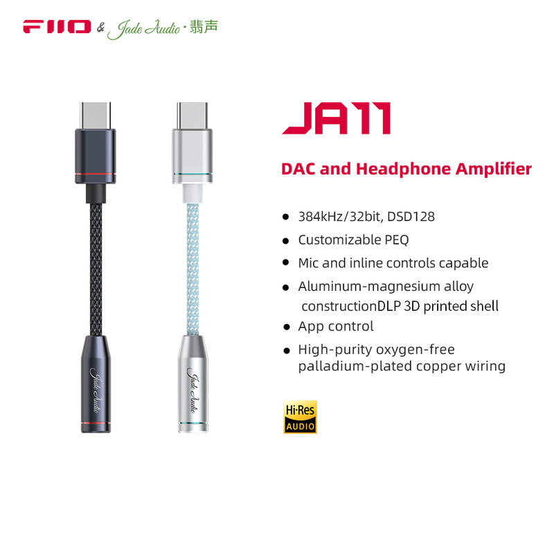 Fio jada11 USB Type C إلى Audio سماعة أذن ومحول سماعة رأس ، USB C إلى الصوت Aux Cable لأجهزة IOS وأندرويد