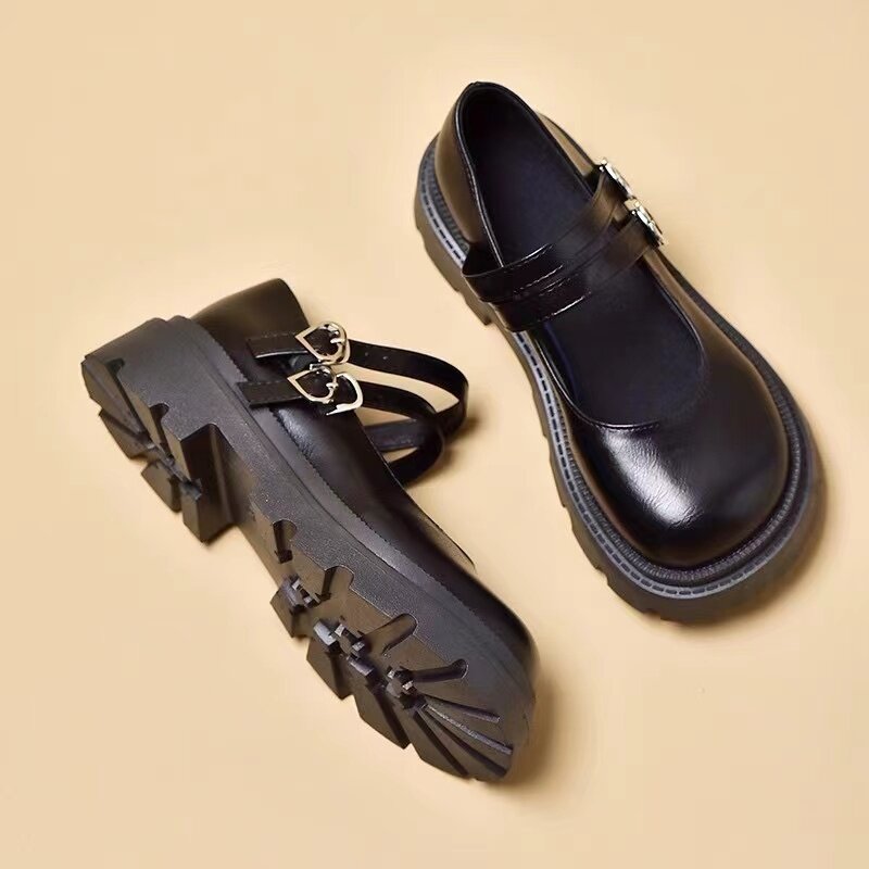 S43006 أحذية رياضية على الطراز المدرسي للأطفال ، سوداء ، عالية الجودة ، حفلة عصرية ، مراهقين