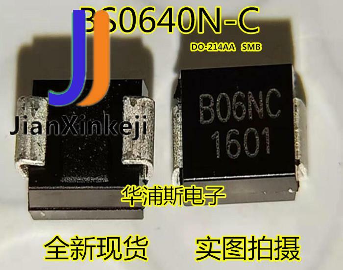 30 قطعة 100% الأصلي جديد BS0640N-C حزمة DO-214AA SMB شاشة الطباعة B06NC تفريغ أنبوب البرق حماية أنبوب