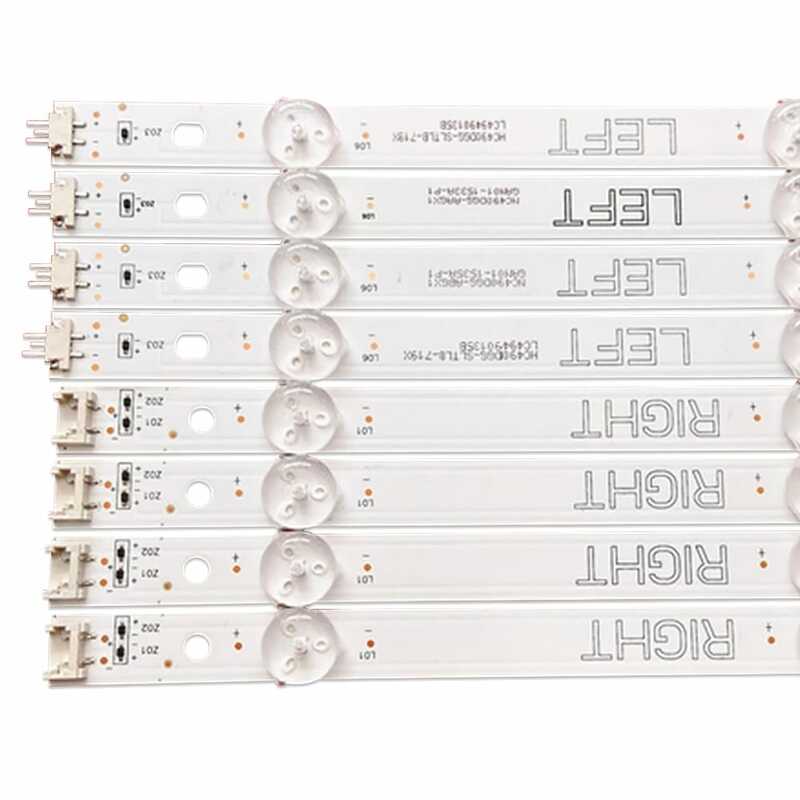 1 مجموعة = 8 قطعة LED الخلفية ل LG 49LK5700PSC 49LJ5500 49UJ6300 49LJ5550 NC490DUE-AAFX1-41CA GAN01-1294A-P1 1295A 1317A 1318A
