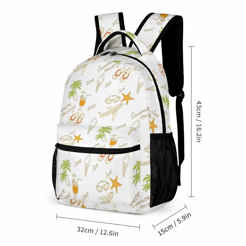 فتاة الطفل حقيبة كاملة مطبوعة بسيطة رسالة الفاكهة حقيبة مدرسية سعة كبيرة على ظهره الوالدين والطفل الترفيه حقيبة تخصيص نمط