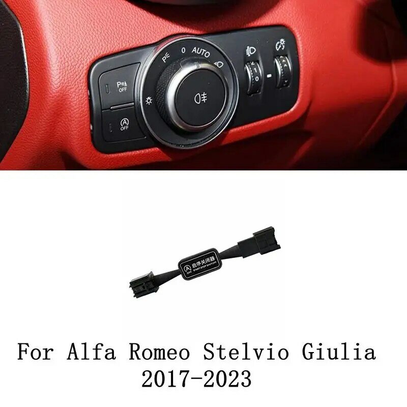 قابس نظام تشغيل وتوقف تلقائي للسيارة ، كابل محول وحدة ، ألفا روميو ستيلفيو جيوليا 2017-2023