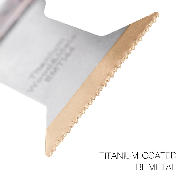 EZARC التيتانيوم تتأرجح شفرات متعددة المهام قطع الطاقة شفرات المنشار للخشب والمعادن والمواد الصلبة ، 3-Pack