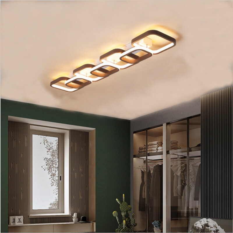مصباح سقف مربع LED أكريليك ، مصباح حائط غرفة نوم بسيط ، إضاءة غرفة مرحاض داخلية ، شرفة وغرفة مرحاض