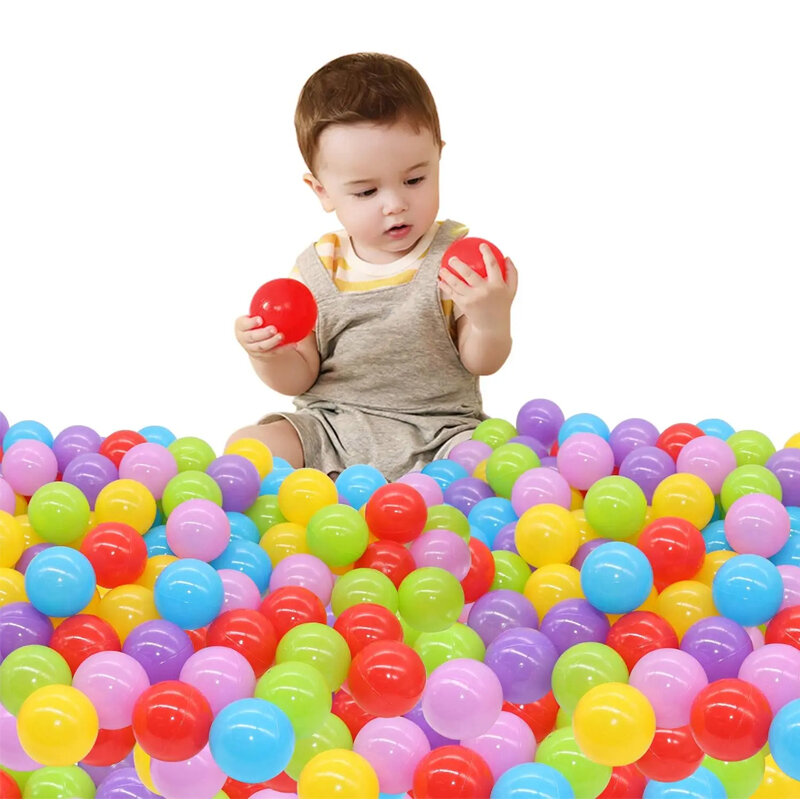 كرات حفرة كرة بلاستيكية للأطفال ، ألعاب للأطفال ، ألعاب داخلية وخارجية ، مسبح مائي ، موجة محيط ، ألعاب رياضية للأطفال ، أولاد وبنات ، 50 *