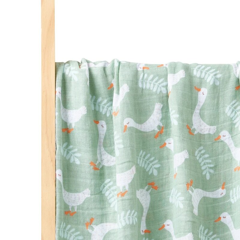 كانغو بيبي بطانية قماط لينة من الشاش لحديثي الولادة, منشفة حمام متعددة التصميمات، لحاف للأطفال الرضع متعدد الوظائف، يمكن استخدامه في كل حالات الطقس