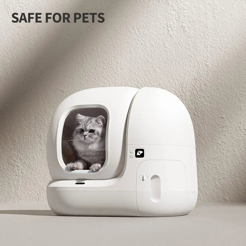 مزيل رائحة المكعب للقطط ، Pura Max ، صندوق فضلات ذاتي التنظيف ، مرحاض القطط ، تحكم في الهواء