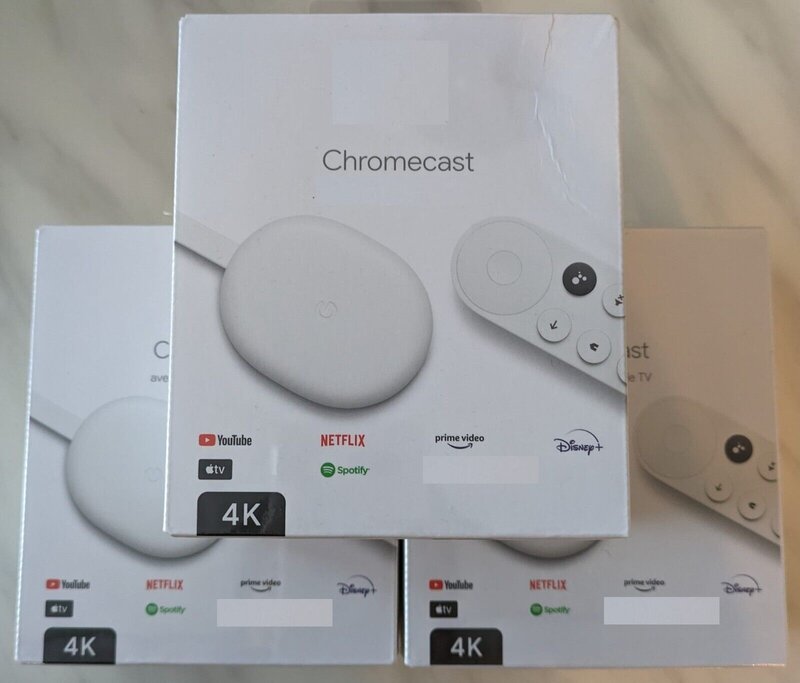 Chromecast 4K UHD Media ، Google TV ، المبيعات الترويجية