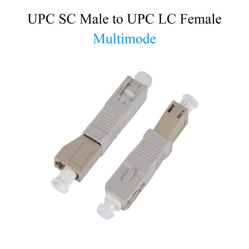 1 قطعة الألياف البصرية APC/UPC SC ذكر إلى UPC LC/ST أنثى محول متعدد OM3 محول الهجين موصل