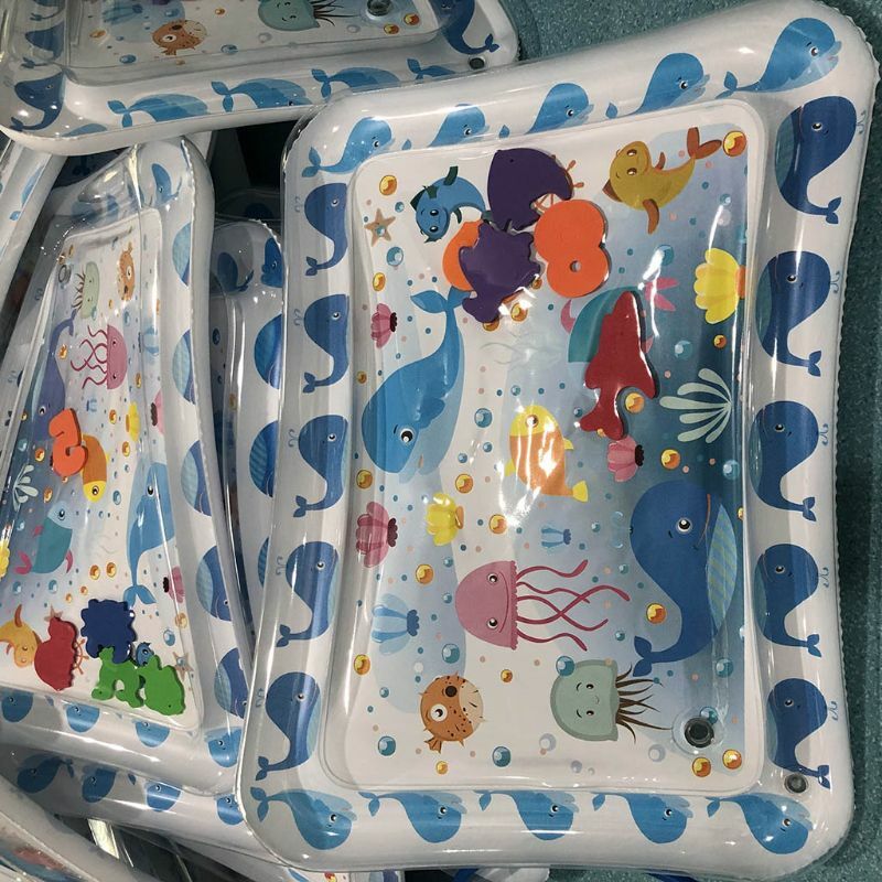 سجادة تبريد ذاتية للأطفال الرضع سرير صيفي بدون كهرباء ، سجادة استرخاء مائية قابلة للغسل ، مركز نشاط سهل التنظيف