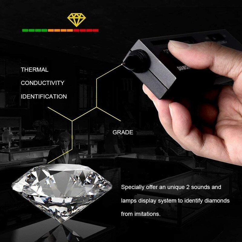 اختبار الماس عالية الدقة اختبار الماس القلم المجوهرات اختبار الماس المهنية محدد الماس عدة اختبار الماس