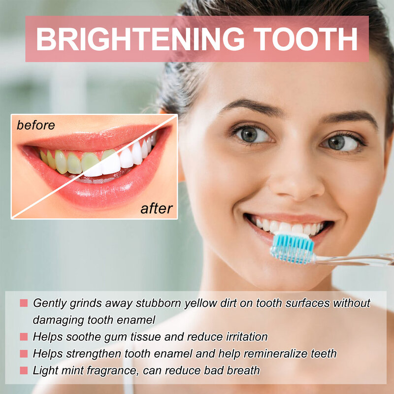 تبييض معجون الأسنان الأسنان حساب التفاضل والتكامل مزيل ، إزالة رائحة الفم ، رائحة الفم الكريهة ، ومنع التهاب اللثة ، تنظيف الأسنان