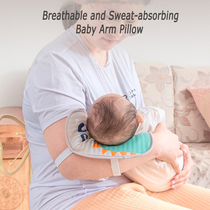 الطفل تغذية الذراع وسادة الجليد الحرير مرونة الذراع وسادة للأطفال حديثي الولادة الصيف عقد الرضع النوم الرضاعة الطبيعية التمريض وسادة