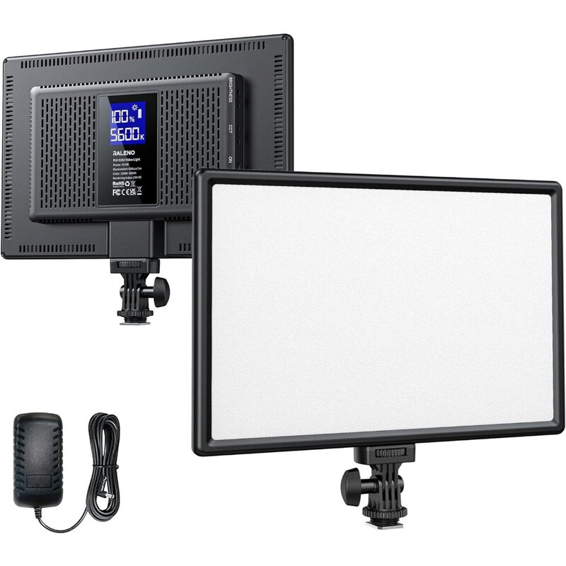 لوحة إضاءة فيديو ناعمة ، كاميرا 650Lux/m ، بطاريات مدمجة ، من من نوع mAh ، من من نوع W