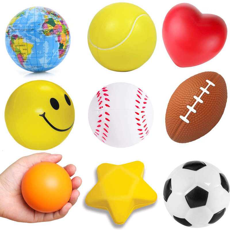ألعاب التململ اليدوي لعلاج كرة الإجهاد ، أدوات الاسترخاء بالضغط ، هدايا مضحكة