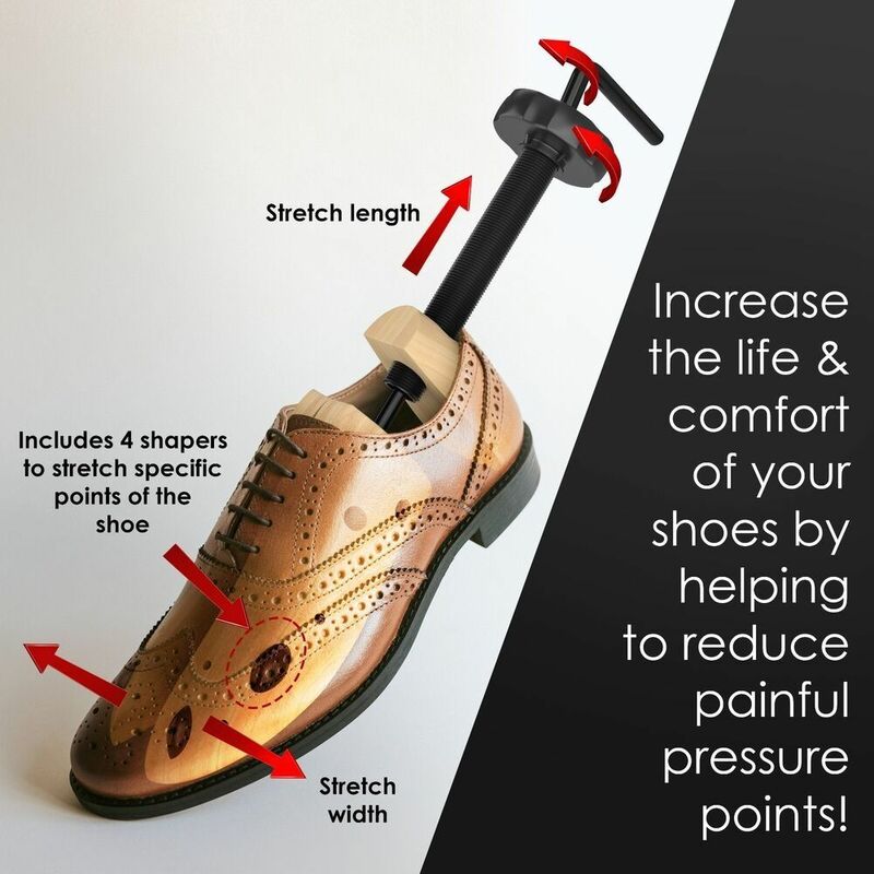 2-Way قابل للتعديل الأحذية نقالة الأحذية شجرة المشكل رف الصنوبر الخشب الأحذية المتوسع للرجل النساء الأحذية الملحقات S/M/L
