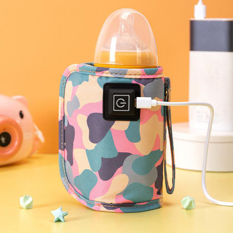 2022 جديد المحمولة USB الطفل زجاجة دفئا السفر الحليب دفئا الرضع تغذية زجاجة ترموستات الغذاء غطاء دافئ