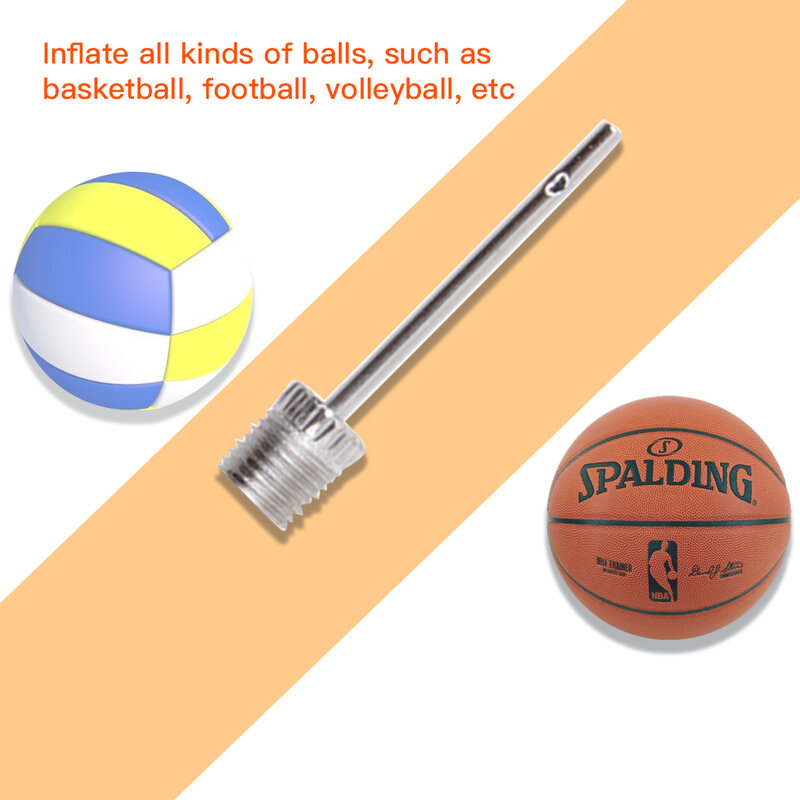5x الكرة مضخة الإبر سهلة الاستخدام مضخات دبوس مريحة لحمل وتخزين لكرة السلة كرة القدم الكرة الطائرة مثالية تهب
