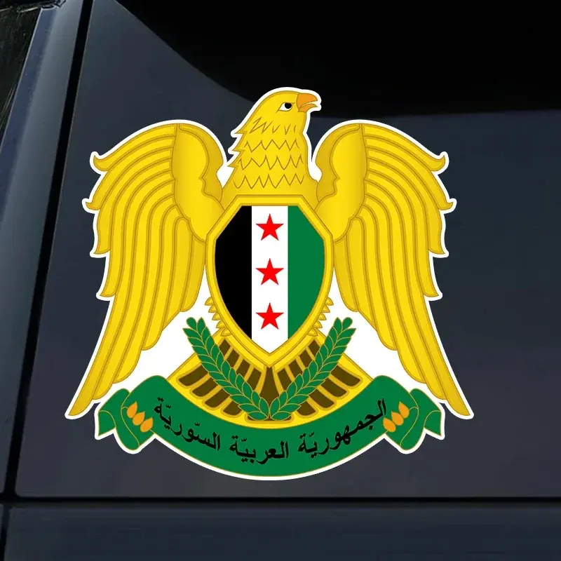 ملصق قابل للإزالة بأحجام مختلفة ، ملصق شعار من دمشق ، إكسسوارات مقاومة للماء على المصد ، النافذة الخلفية ، الكمبيوتر المحمول