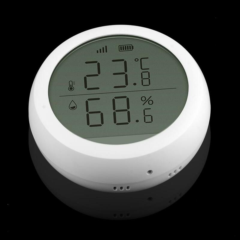 جهاز استشعار درجة الحرارة والرطوبة في المنزل الذكي ، الاستعداد الطويل ، انخفاض استهلاك الطاقة ، التغييرات في الوقت الحقيقي ، ميزان الحرارة الرقمي ، مقياس الرطوبة