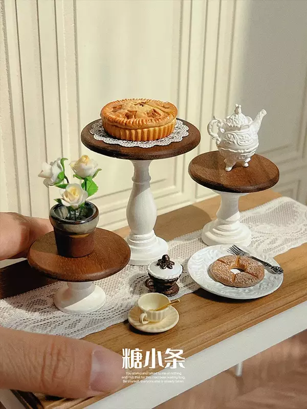 دمية صغيرة متجر الحلوى أدوات الخبز نموذج مصغر التسمية مخبز صغير الملحقات مصغرة الغذاء اللعب دمية الديكور