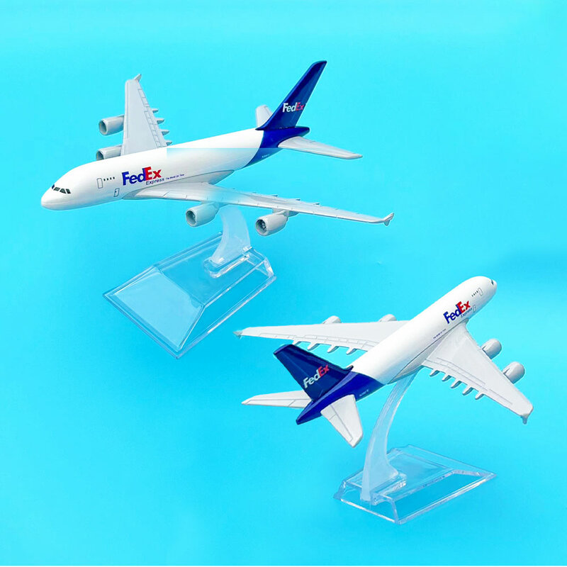 Fedex-Airbus A380 شركات الطيران ، طراز الطائرة ، إضافة مثالية لأي دييكاست ، المجموعة ، 1: 47