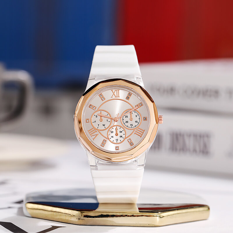 Men's Personality Luxury Simple Jelly Color Fashion Quartz Wrist Watch