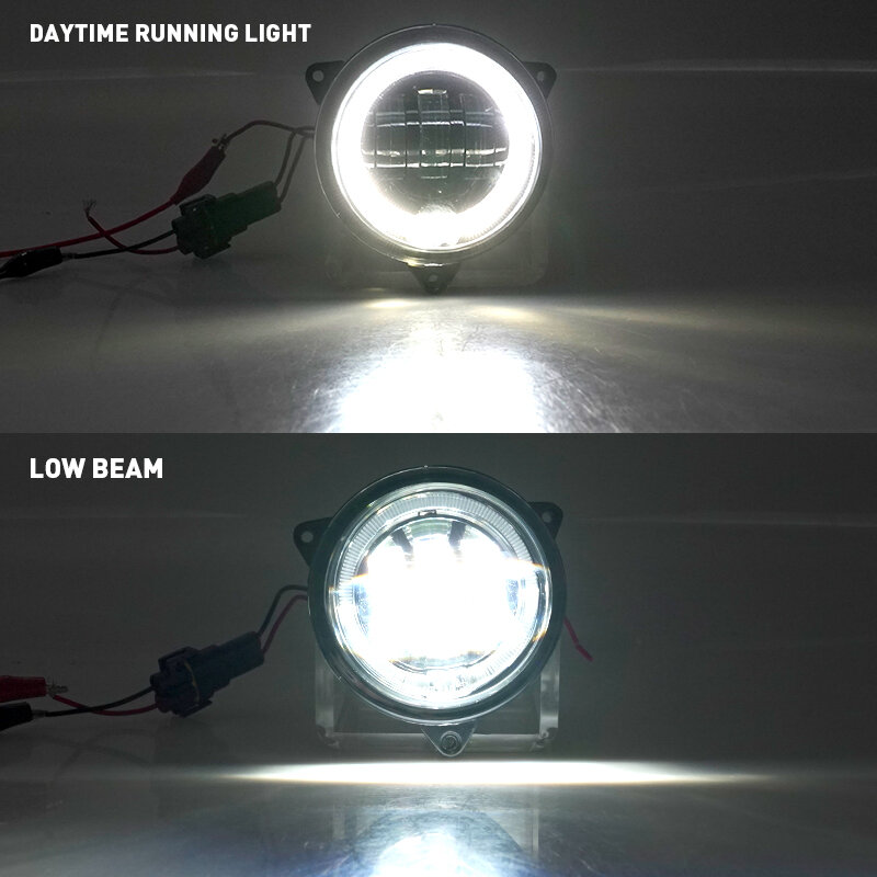 مصابيح LED منخفضة الشعاع مع حلقة هالو DRL ل Can-Am أوتلاندر 500 650 800 850 1000 XMR STD XT XT-P 2012-2022