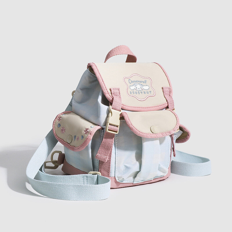 حقيبة ظهر من الجلد الصناعي بطباعة كرتونية لطيفة للفتيات ، حقيبة ظهر يابانية مفكرة ، حقيبة سفر مدرسية ملونة ، كاواي
