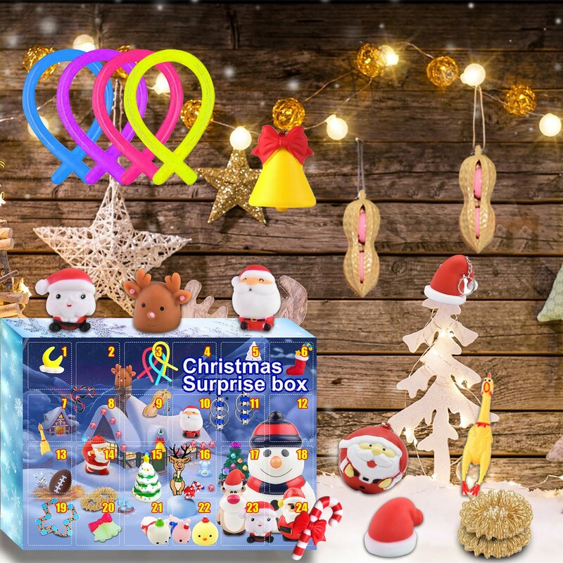عيد الميلاد اليد ممزق التقويم هدية صندوق مفاجأة التقويم الإبداعية عيد الميلاد اللعب مزحة ألعاب مضحكة للحزب ألعاب 기