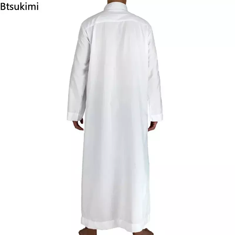 ملابس إسلامية فضفاضة بأكمام طويلة للرجال ، ثوب جبة ، تونك إسلامي ، المملكة العربية السعودية ، كورتا باكستان ، تونك عباية رجالي ، عباية ،