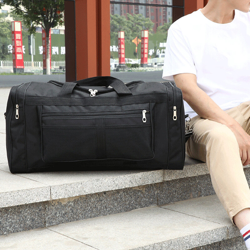 حقيبة سفر نسائية سوداء متعددة الوظائف حقيبة يوغا لياقة بدنية ملابس أمتعة للرجال سعة كبيرة حقيبة يد هدية