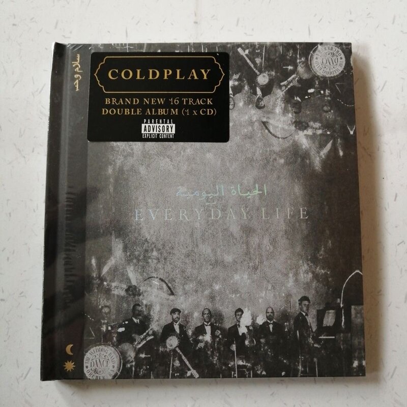 ألبوم موسيقى Coldplay ، قرص تسجيل يومي ، الحياة اليومية ، قرص مدمج للأيتام ، جهاز Walkman تأثيري ، صندوق صوت السيارة ، هدايا الحفلات
