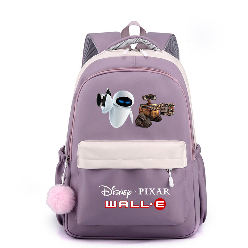 حقيبة ظهر روبوت ديزني-وول للأطفال والمراهقين ، حقائب مدرسية شعبية ، سعة عالية ، حقيبة سفر للطلاب ، أزياء فتاة لطيفة