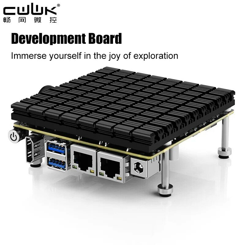 إصدار تطوير CWWK X86-P1 توجيه ناعم N3050/N3160/N3700 مضيف صغير 6 واط منخفض الطاقة رباعي النواة أربعة خيوط MiniPC