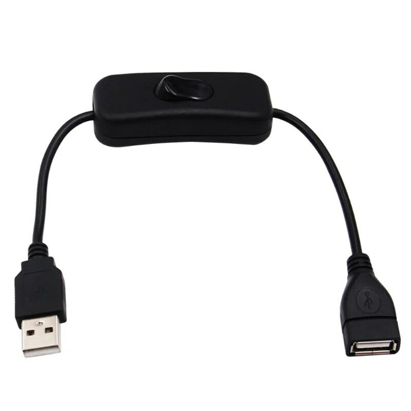 ESCAM-كابل USB 28 سنتيمتر مع مفتاح تشغيل/إيقاف ، كابل تمديد لمروحة USB ، محول طاقة ، متين ، عرض خاص