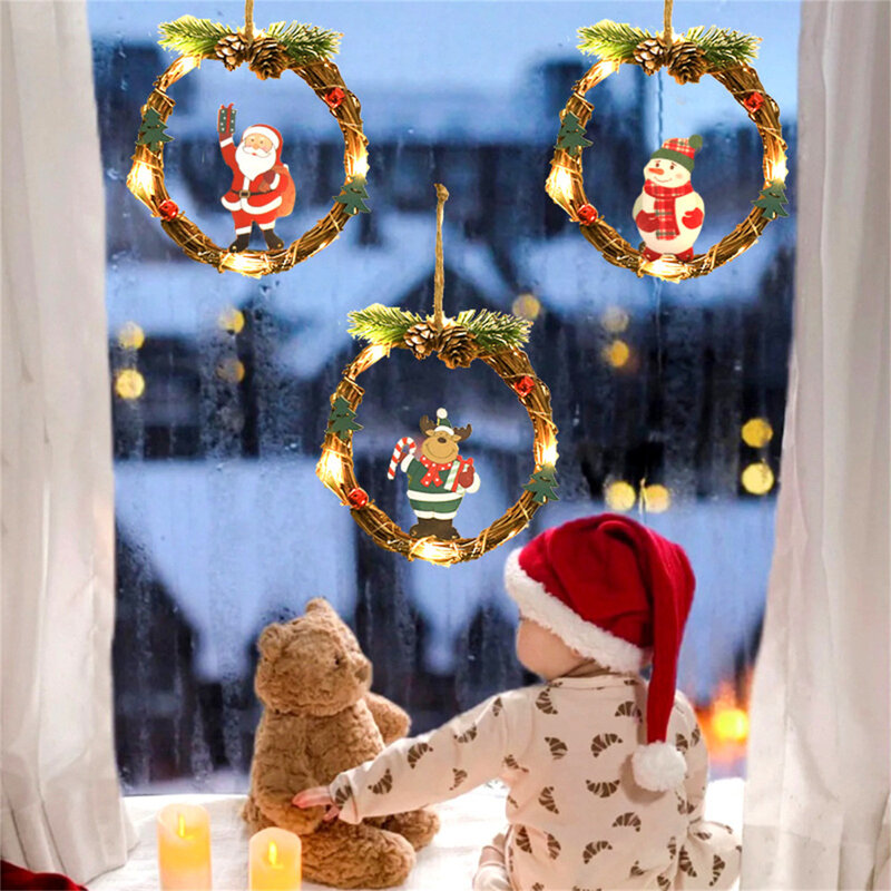 عيد الميلاد ضوء سلسلة الزخرفية ، سطوع عالية ، 3 وسائط وامض ، تصميم حبل معلق ، اكاليل عيد الميلاد ، 50LM