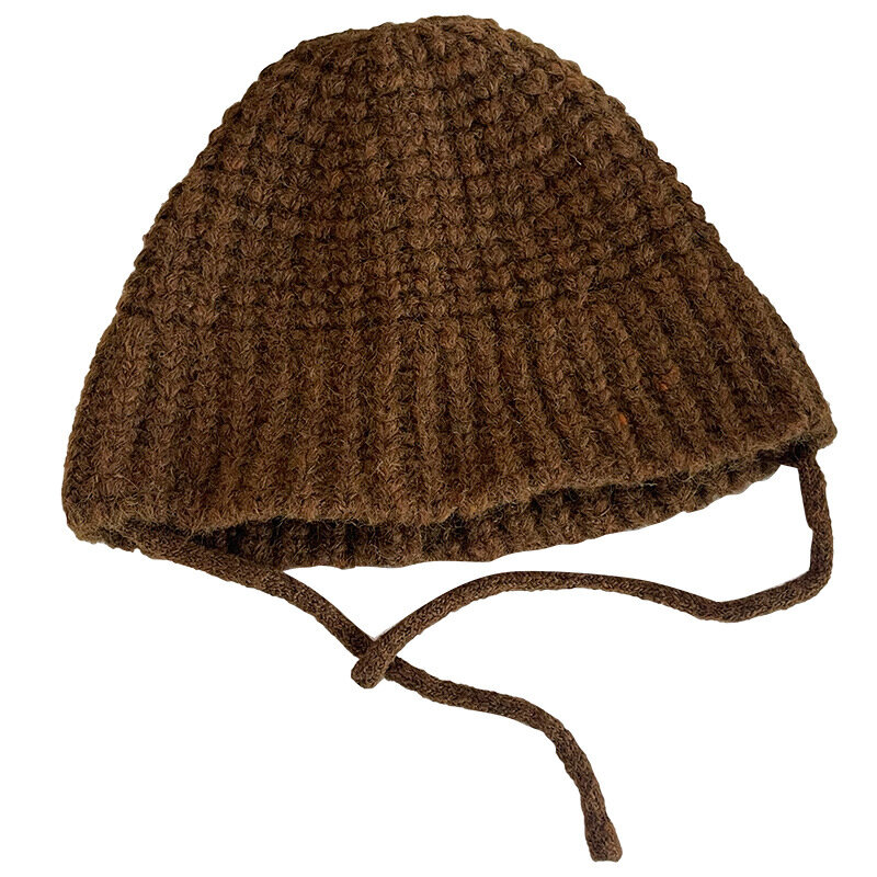 الإناث الصوف محبوك قبعة صياد ، حماية الأذن ، الدافئة ، النسخة الكورية ، الخريف والشتاء