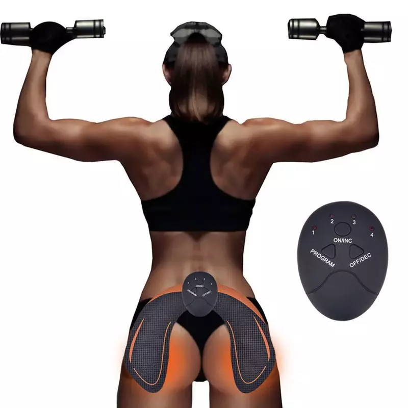 جهاز تمرين وتدليك عضلات البطن وشد الأرداف 6 أوضاع, جهاز تدليك للياقة وشد عضلات البطن وشد الأرداف EMS