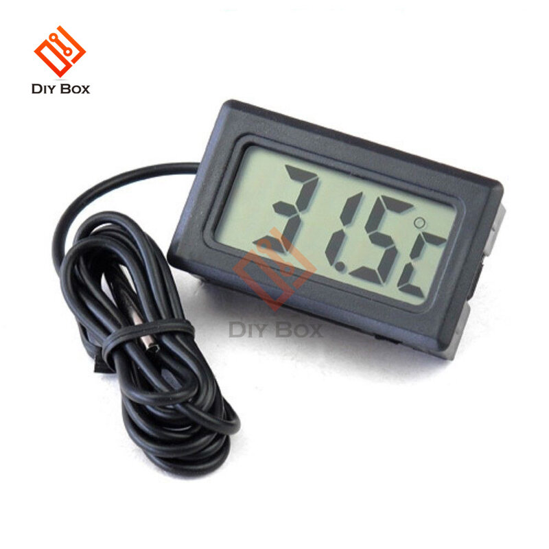 LCD ميزان الحرارة الرقمي درجة الحرارة الاستشعار Temp متر ترموستات الحرارية منظم تحكم 1M 3M كابل التحقيق FY-10