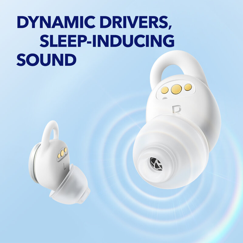 سماعات أذن ساوند كور من أنكر سليب A10 مزودة بتقنية البلوتوث مانعة للضوضاء سماعات أذن للنوم مريحة ومناسبة لأصوات النوم غير المحدودة