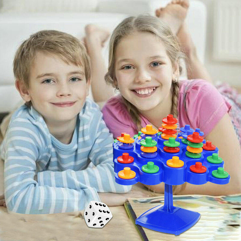 لعبة لوحة شجرة التوازن 2 الناس التوازن الدوار لعبة الوالدين والطفل التفاعلية ألعاب تعليمية لعبة معركة مزدوجة لعبة للأطفال
