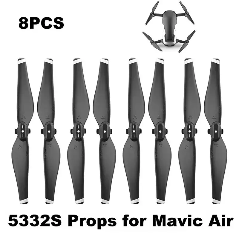 4 أزواج 5332S المروحة ل DJI Mavic الهواء الطائرة بدون طيار الإفراج السريع شفرة 5332 الدعائم دائم قطع الغيار استبدال الملحقات الجناح