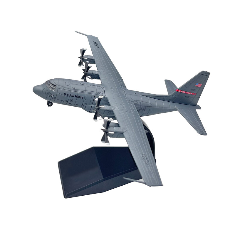1:200 1/200 مقياس الولايات المتحدة لوكهيد C-130 هرقل النقل الطائرات دييكاست طائرة معدنية عسكرية نموذج طائرة ألعاب أطفال