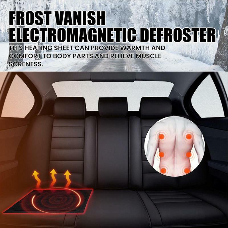 وسادة تدفئة مقعد السيارة مع درجة حرارة قابلة للتعديل ، آمنة وموثوق بها ، وسادة تسخين السيارة ، إزالة الثلج بسرعة وذوبان