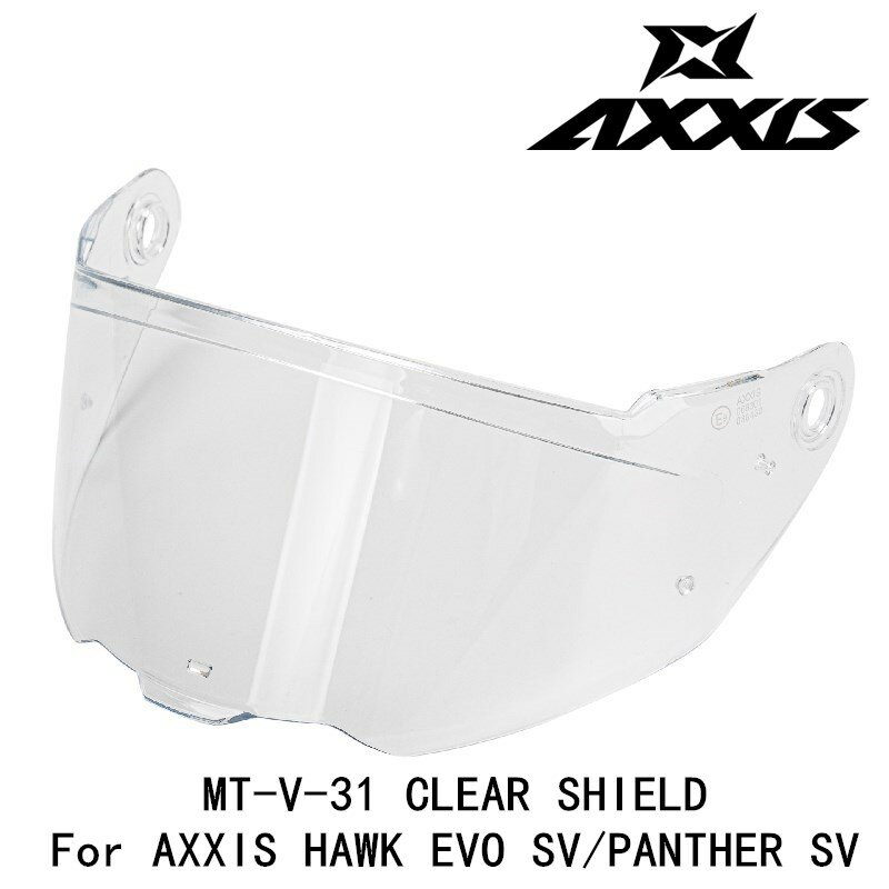 درع خوذة AxxIS لصقر إيفو ، زجاج بديل للخوذة ، درع ، ملحقات AXXIS الأصلية