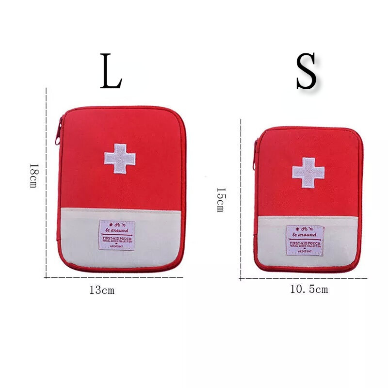 المحمولة الطب حقيبة لطيف الإسعافات الأولية الطبية مجموعات الطوارئ المنظم في الهواء الطلق المنزلية الطب حبة تخزين حقيبة السفر